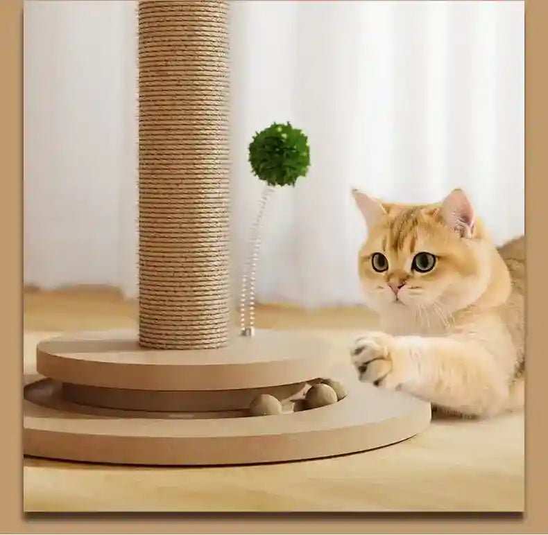 猫用パルマ型爪とぎ - 天然ヘンプロープ