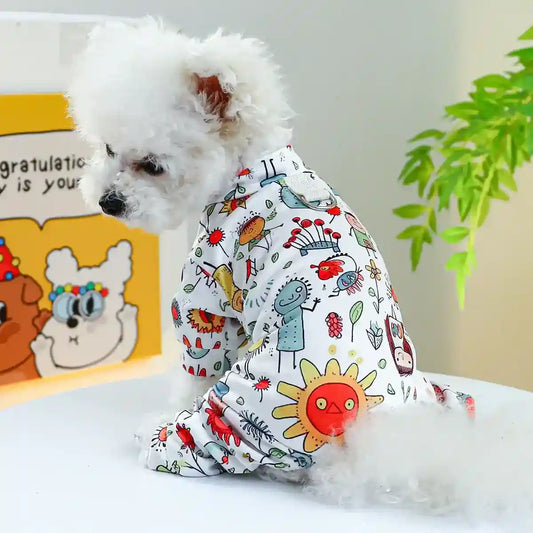 Tutina Cane 4 Zampe Elasticizzata - Pigiama Invernale by Dog Moda