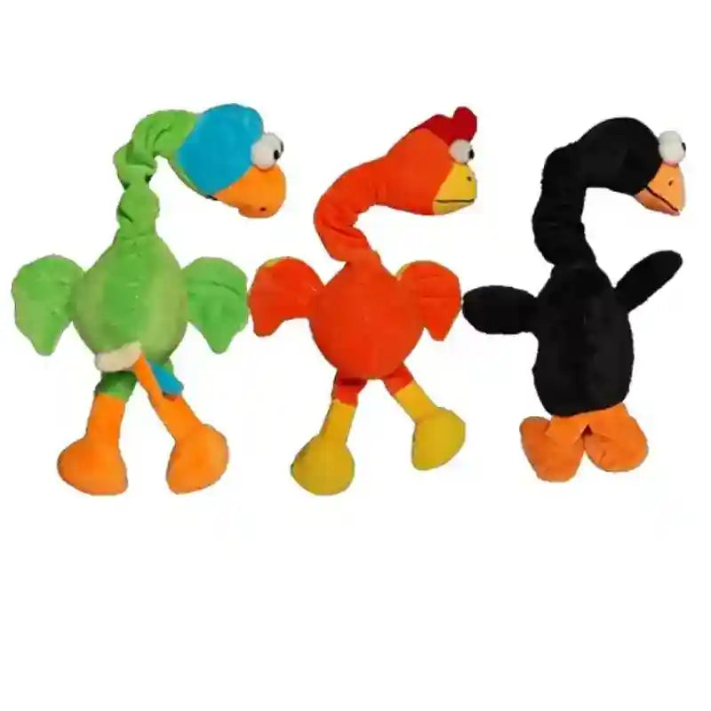 犬用ぬいぐるみスキーキー鳥 - 36cm インタラクティブ