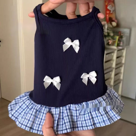 Vestitino preppy per gatti e cani piccoli - foto 2