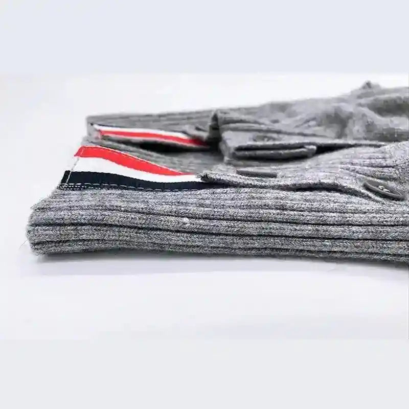 ドライフィット犬用セーター - グレー ストレッチフィット