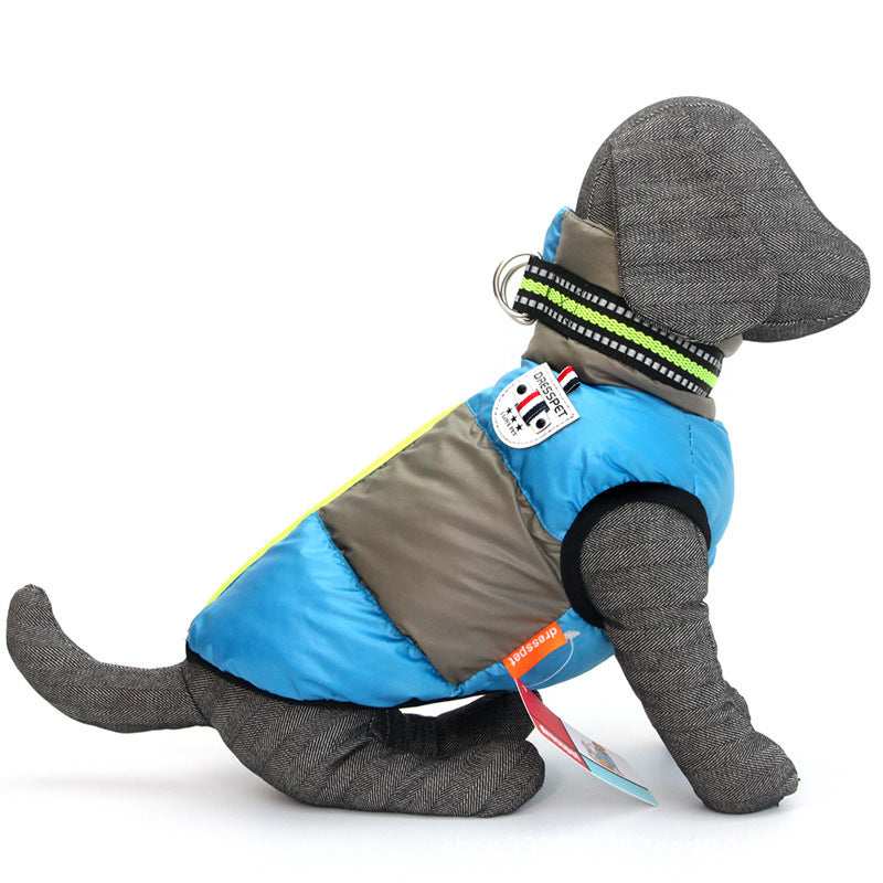 Cappottino Smanicato "Dresspet" per Cani – Anello Pettorina e Chiusura sul Dorso