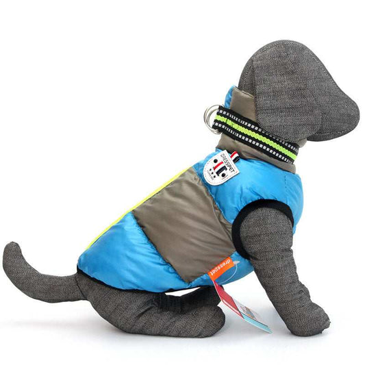 Cappottino Smanicato "Dresspet" per Cani – Anello Pettorina e Chiusura sul Dorso