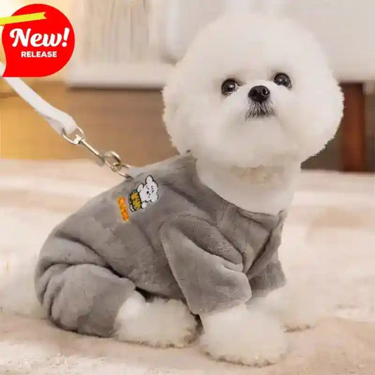 Tutina Cani Gatti Cute Pile - Orsetto Maltese Caldo by Dog Moda