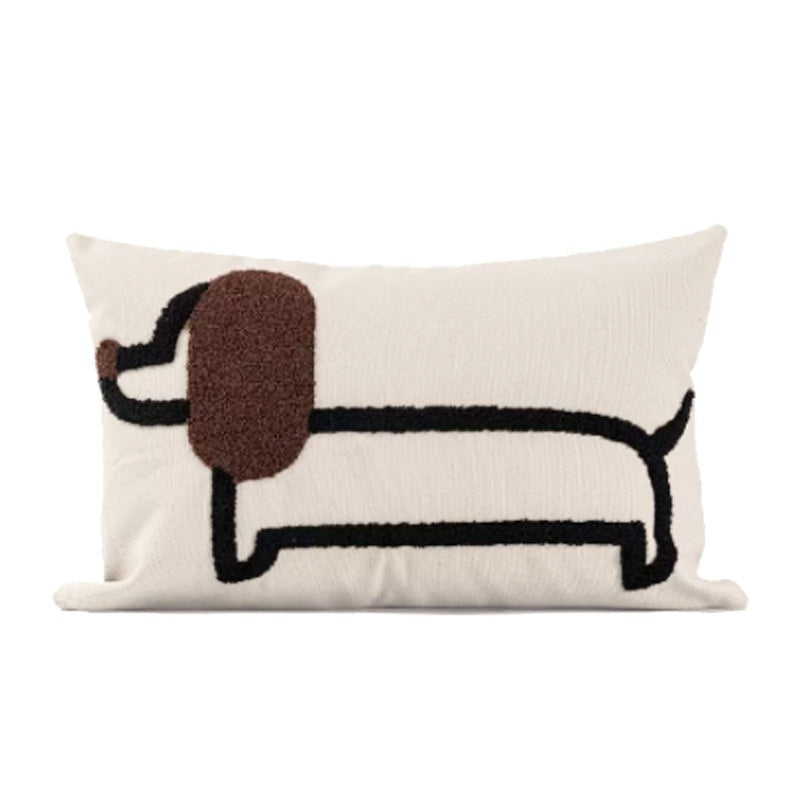 Cuscino Cane 3D Ricamata – Arredo Casa Idea Regalo