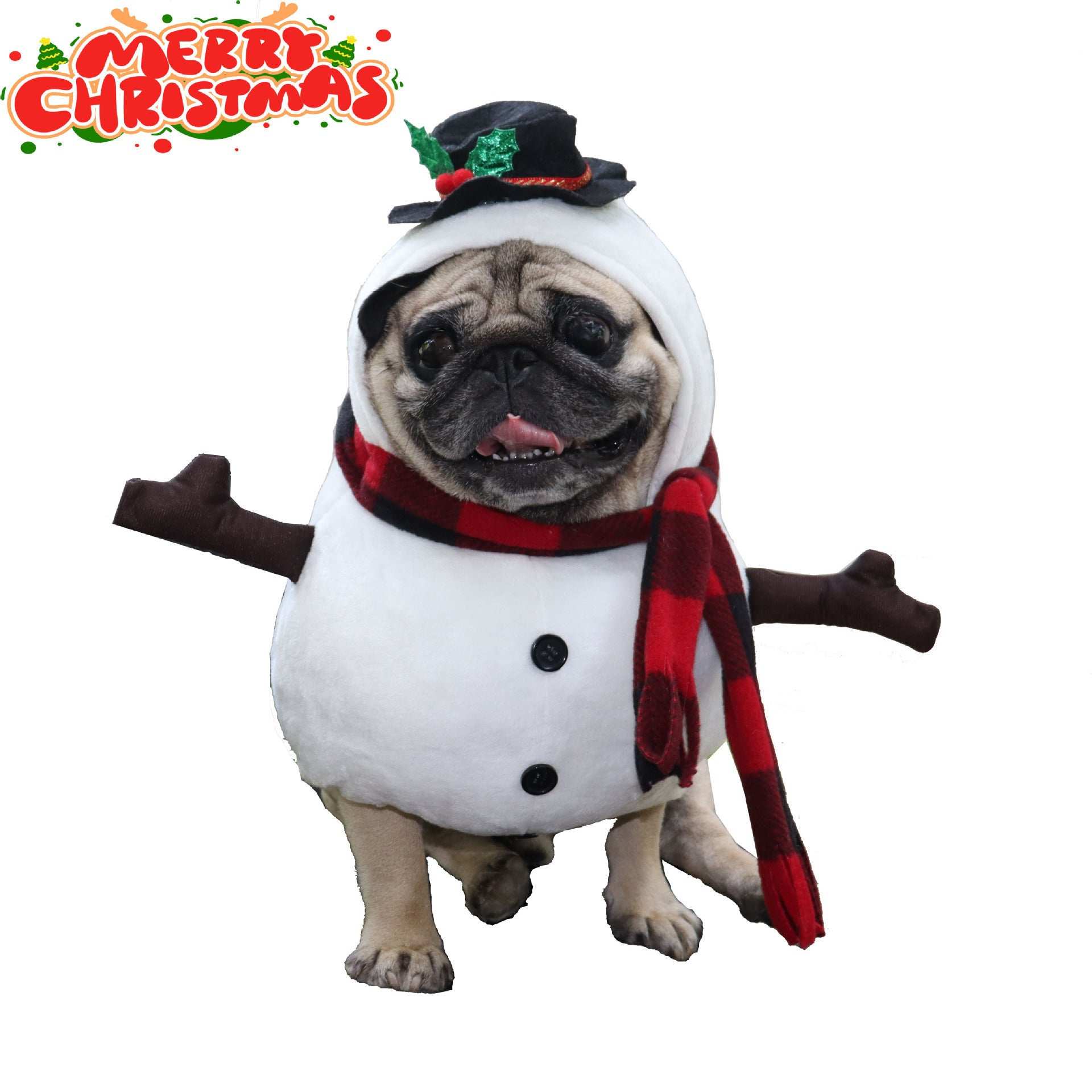 Snowman Dog Costume - Perfect for Christmas