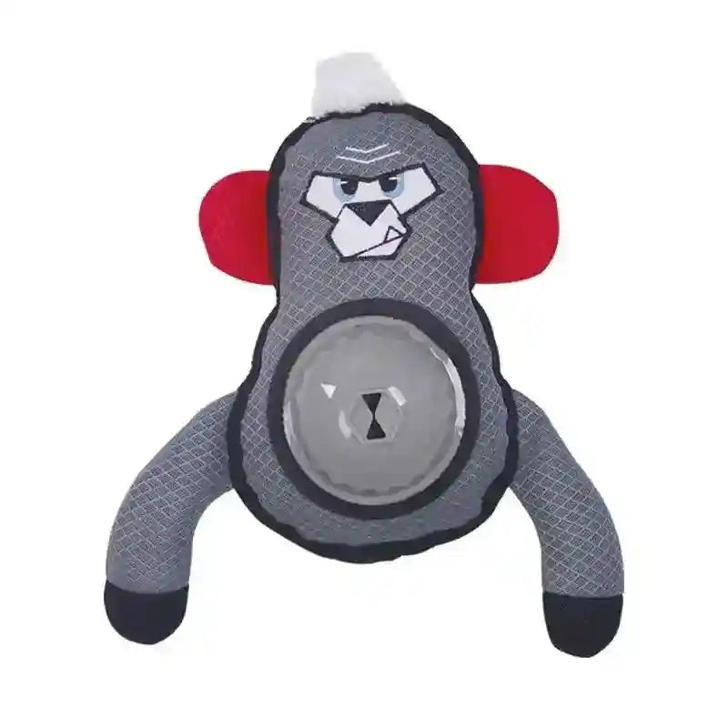 犬用スナックディスペンサーおもちゃ - ゴリラの音付き