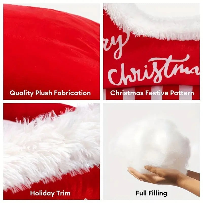 Cuccia Natalizia Cane e Gatto | Slitta Babbo Natale in Tessuto Caldo