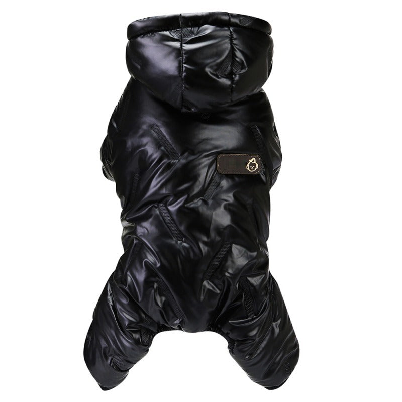 "Dadagou" Four-Legged Dog Down Jacket - Warm and Comfortable Fleece Coat for Small Dogs