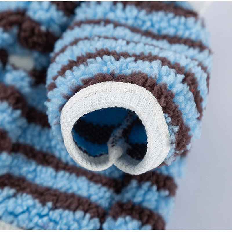 Tepore Striped Fleece Sweater for Dogs and Cats