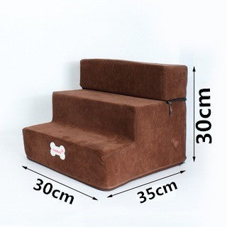Velvet Dog and Cat Stairs - Cheepet