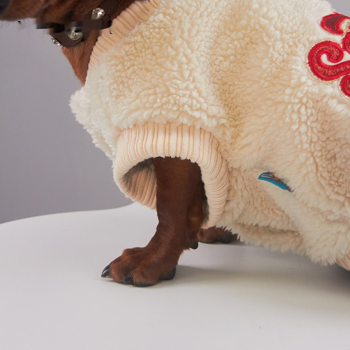 Cappotto Natalizio per Cani Santa's Baby - Pile Rosso by Dog Moda