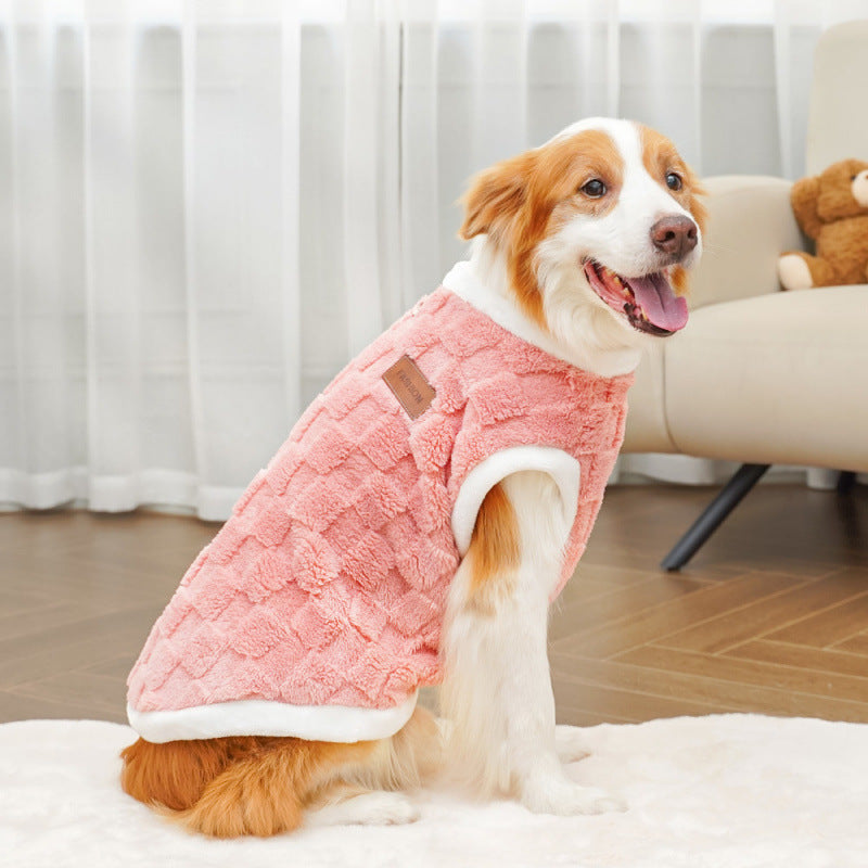 "Chess" Dog Fleece Sweater in Various Colors