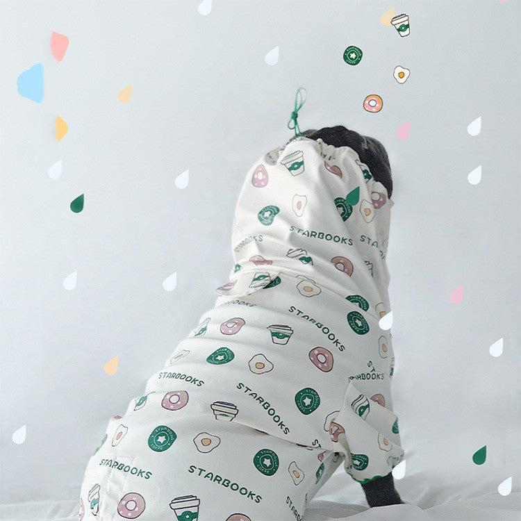 "Starbooks" Dog Raincoat
