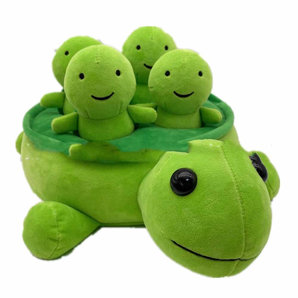 Hundespielzeug „Turtle“ – Plüschschildkröte mit kleinem interaktiven