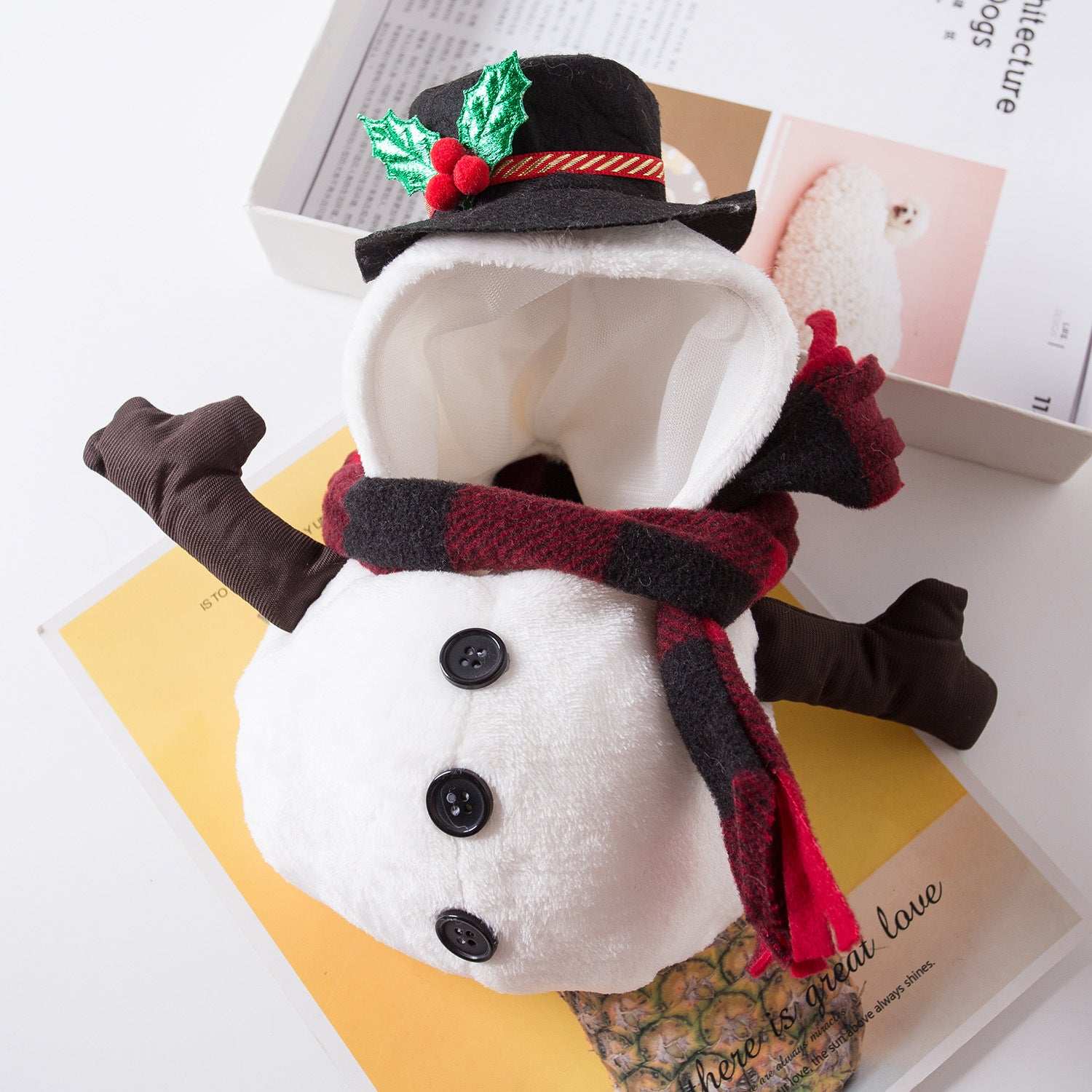 Snowman Dog Costume - Perfect for Christmas