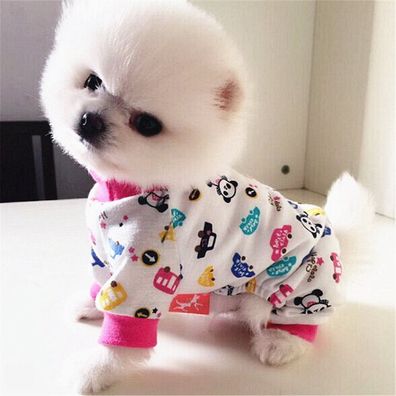 Four-Legged Dog Onesie – Animal Print Pajamas