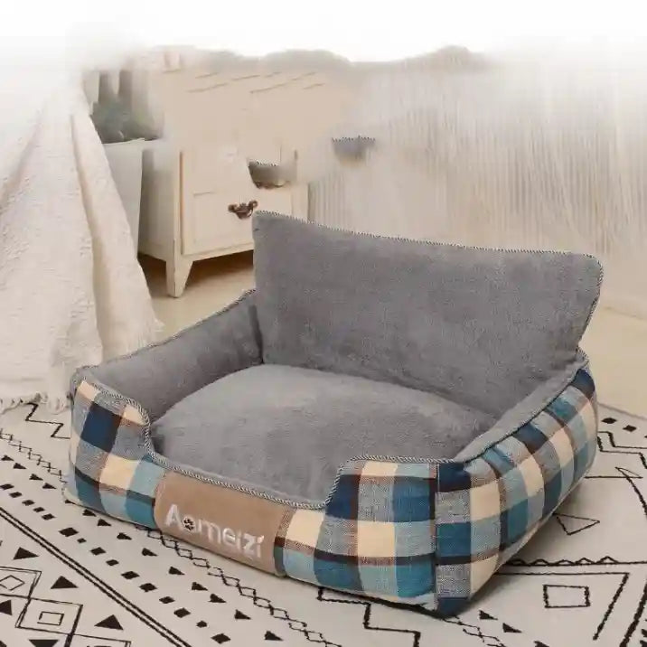 Cuccia Rettangolare per Cani - Con Schienale Rialzato by Dog Moda