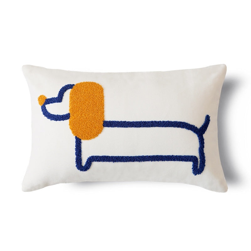 Cuscino Cane 3D Ricamata – Arredo Casa Idea Regalo