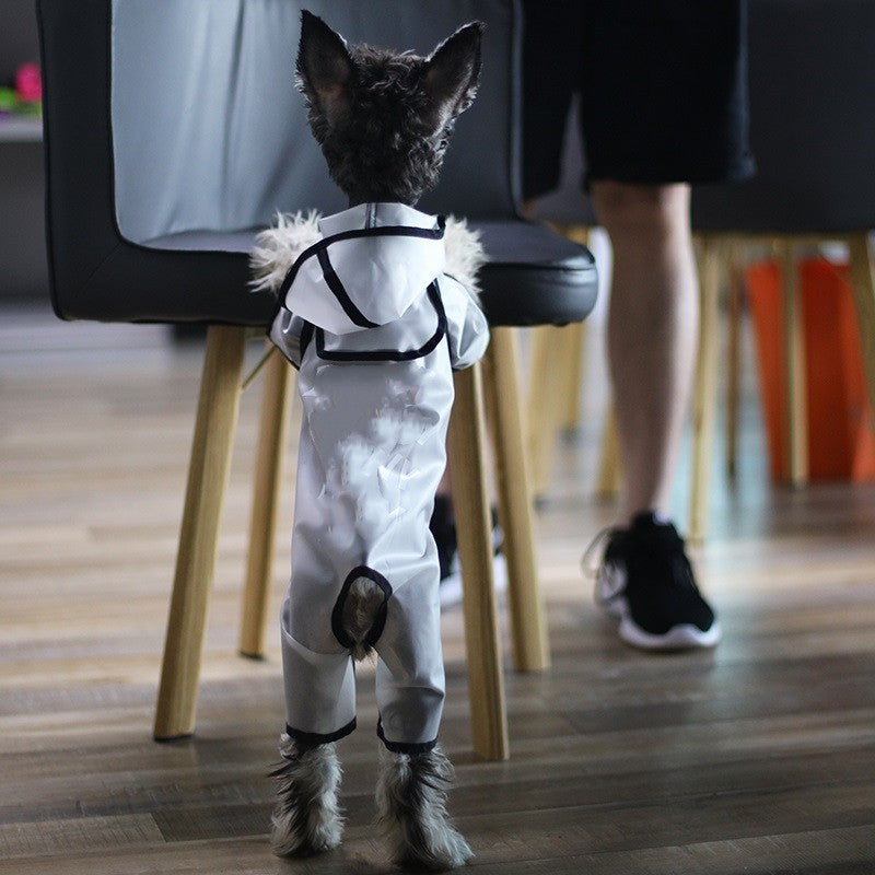 Raincoat for small and medium sized dogs "Cristal"