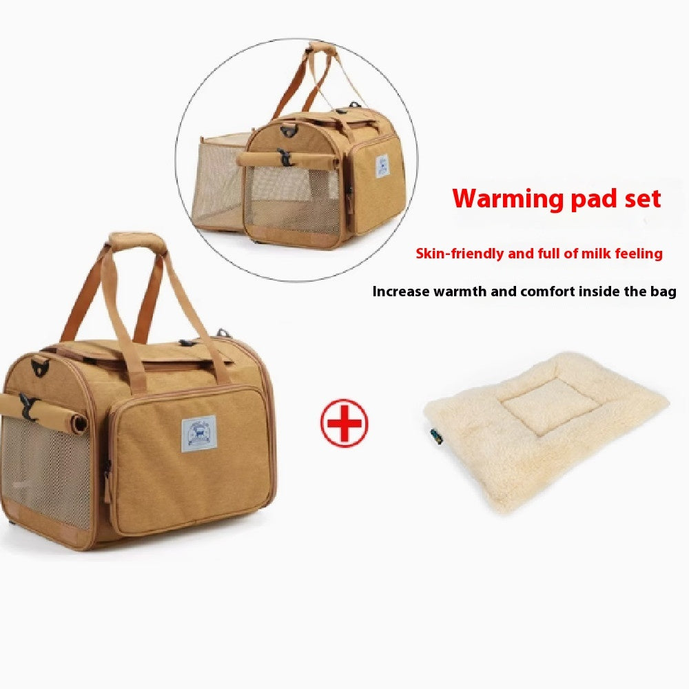 Trasportino Espandibile per Cani e Gatti - Borsa Viaggio