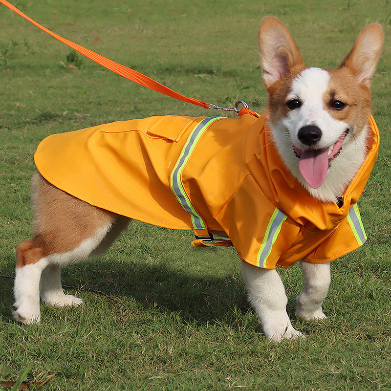 Reflective Dog Raincoat "Lisbon"