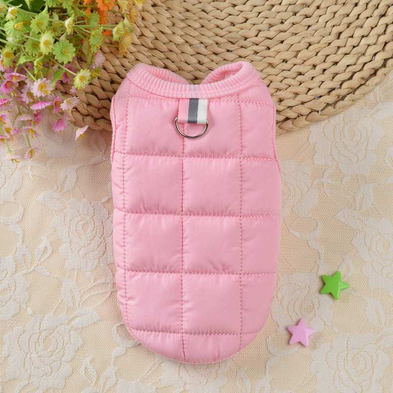"Montreal" Fleece Lined Dog Coat with Elegant Quilting