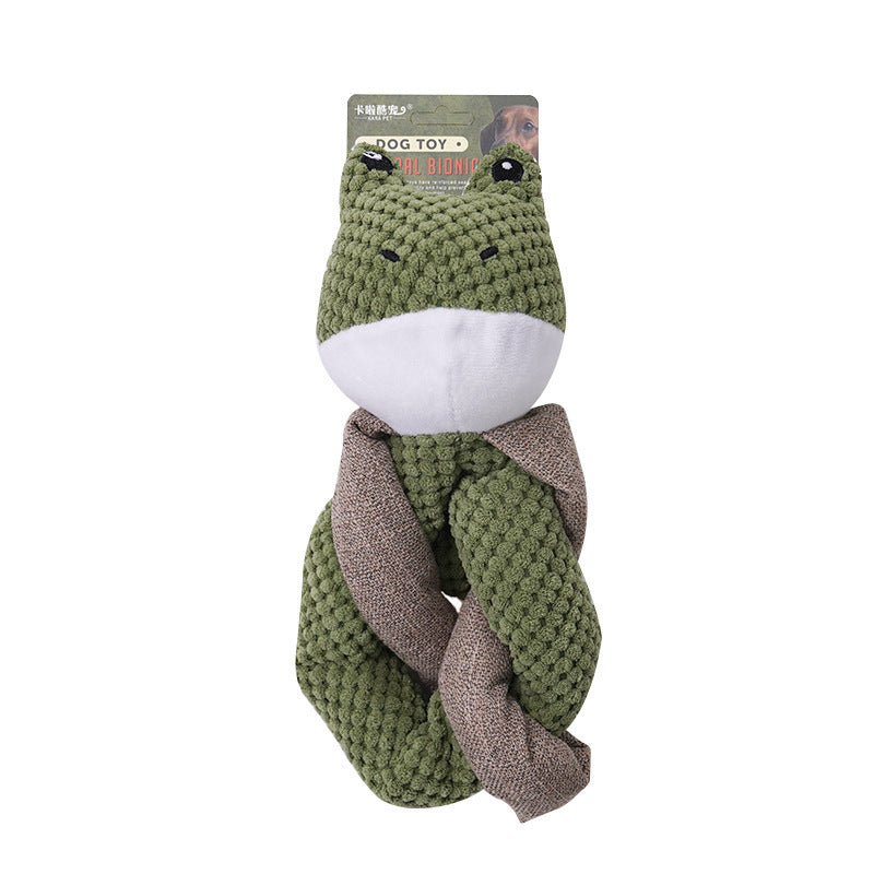 Gioco per Cani in Peluche Morbido – Orso, Rana, Polpo e Altri