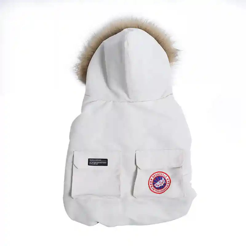 Abrigo Andes Acolchado Impermeable para Perros Bulldog Invierno