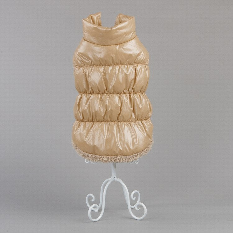 "Innsbruck" Waterproof and Sleeveless Padded Dog Down Jacket