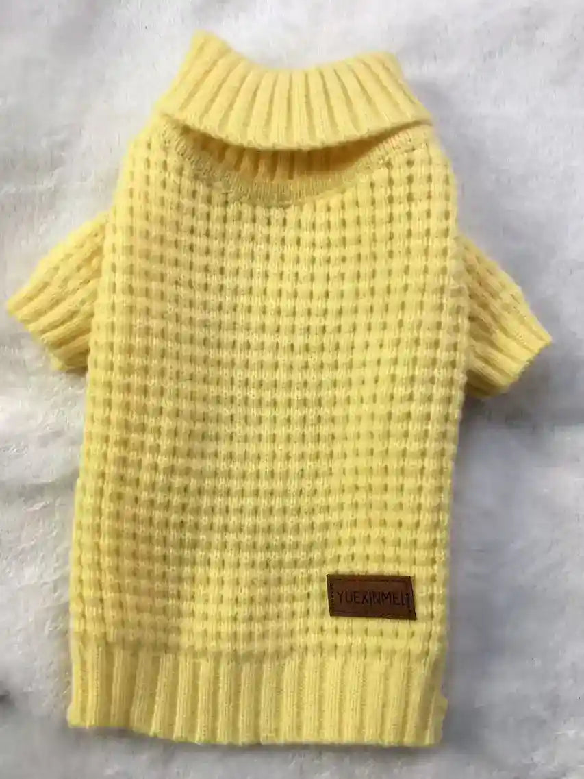 Maglione per Cani Collo Alto - Morbido Peluche per Barboncini e Maltesi by Dog Moda