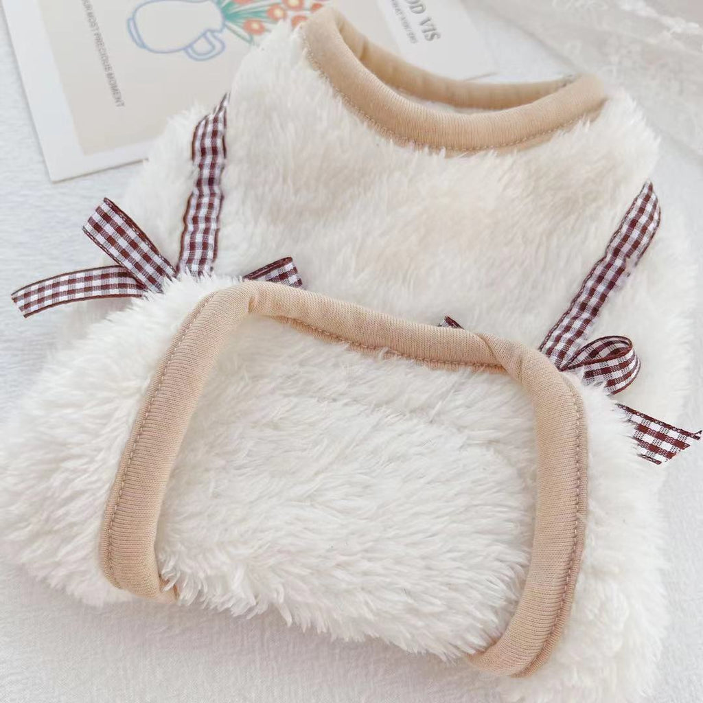 Maglia in Pile per Cani "Penny" con Orsetto Ricamato - Eleganza e Comfort
