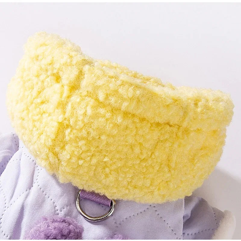 Lucky Dog Coat with Fleece and Hood 4 Paws