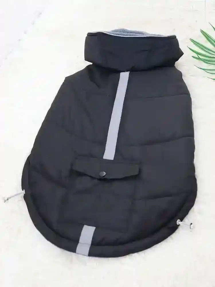 Cappotto Cane Imbottito Riflettente - Cappuccio e Tasche by Dog Moda