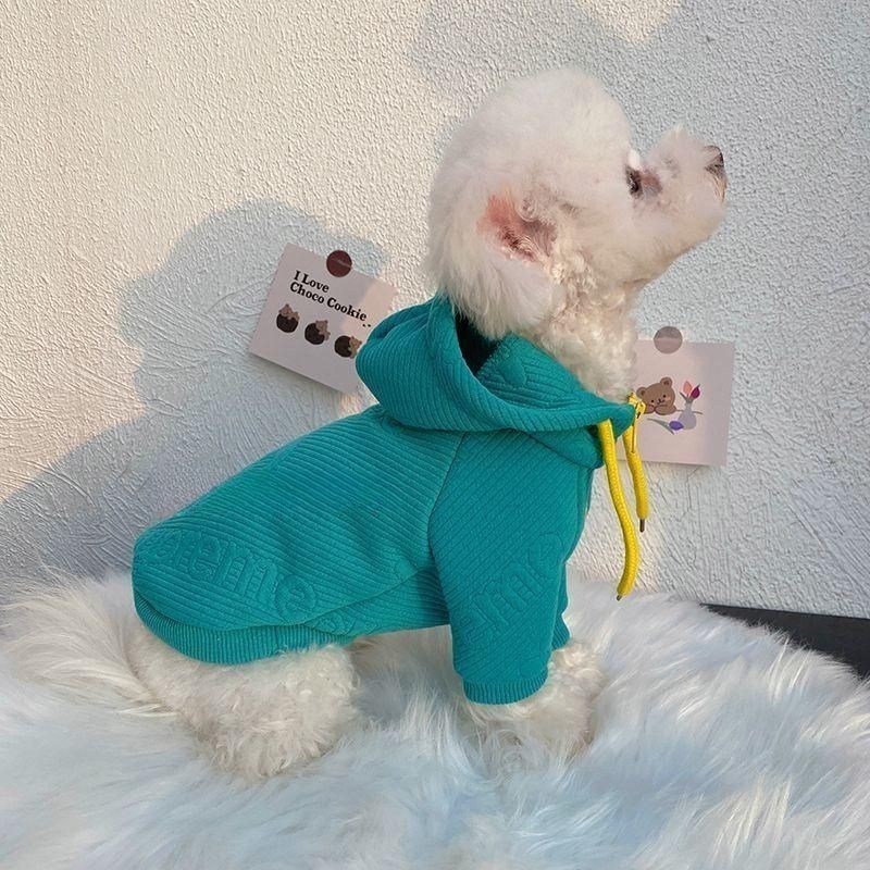 Supreme Pink or Blue Sports Style Zip Up Dog Hoodie