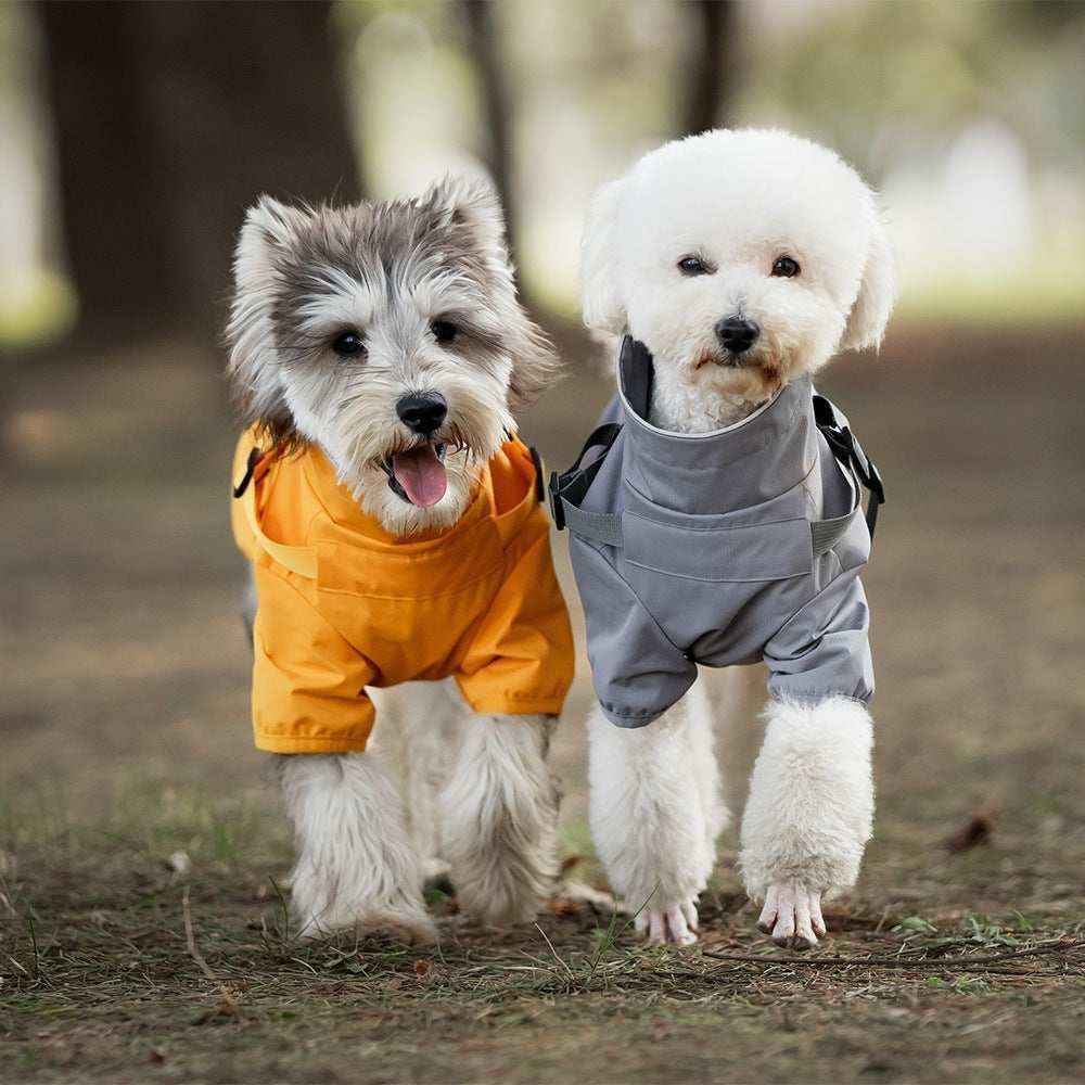 Impermeabile con Pettorina per Cani | Giacca Pioggia Riflettente by Dog Moda