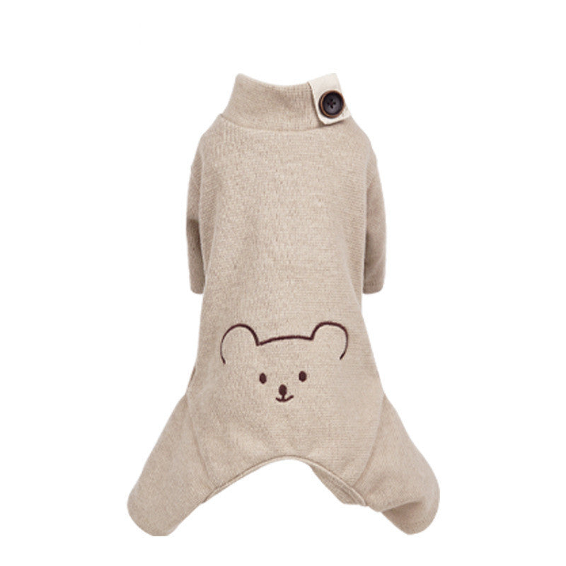 Dog Dress "Mombasa" with Teddy Bear - Elegance and Comfort for Little Friends