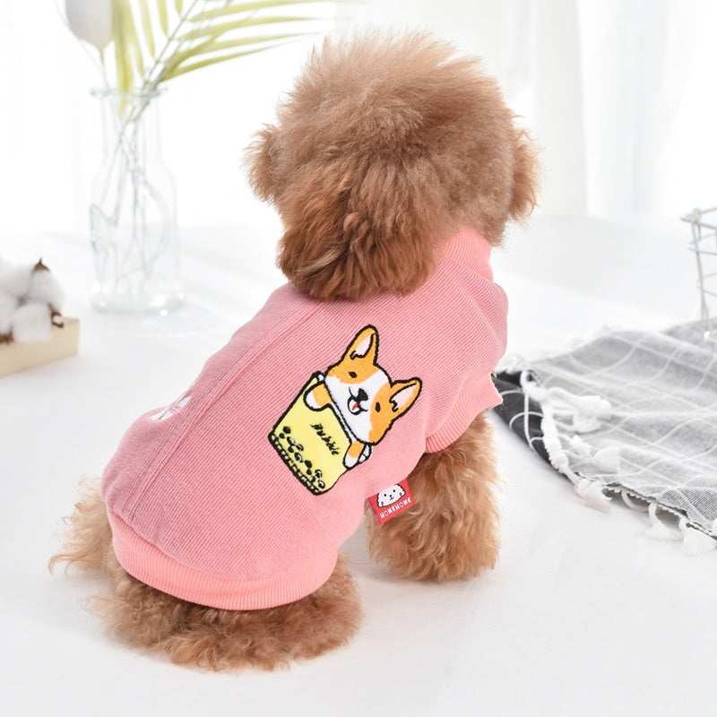 Gepolsterter Fleece-Hundepullover - Modell „Bubble“ 