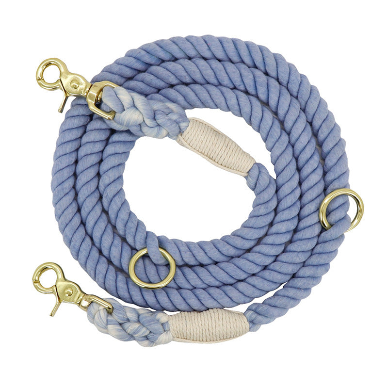 Guinzaglio in Cotone Multi-color per Cani – Comfort, Stile e Controllo