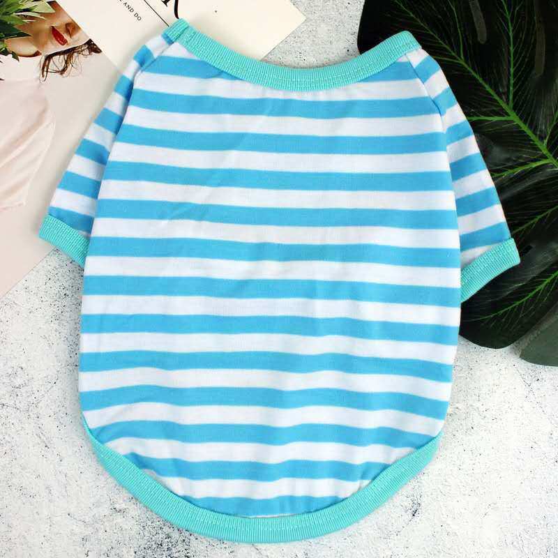 "BULK" Striped Cotton Dog Shirt