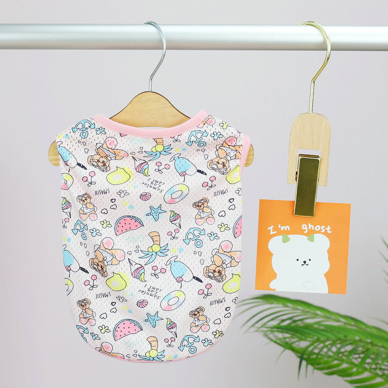 Maillot pour chiens protection solaire sans manches - UV et léger