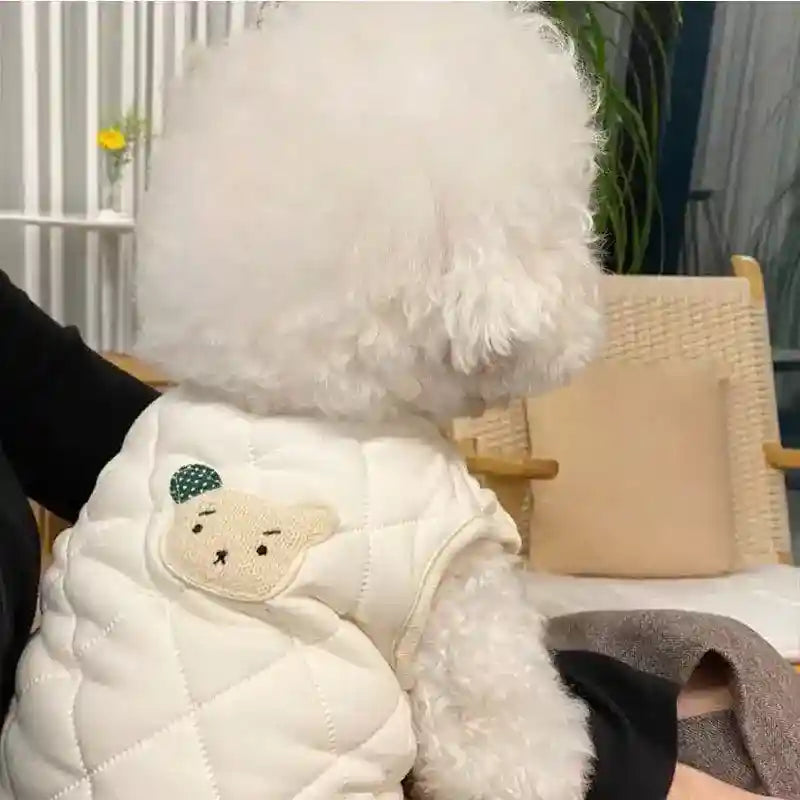 Cappotto Orso Trapuntato per Cani - Gilet Imbottito by Dog Moda