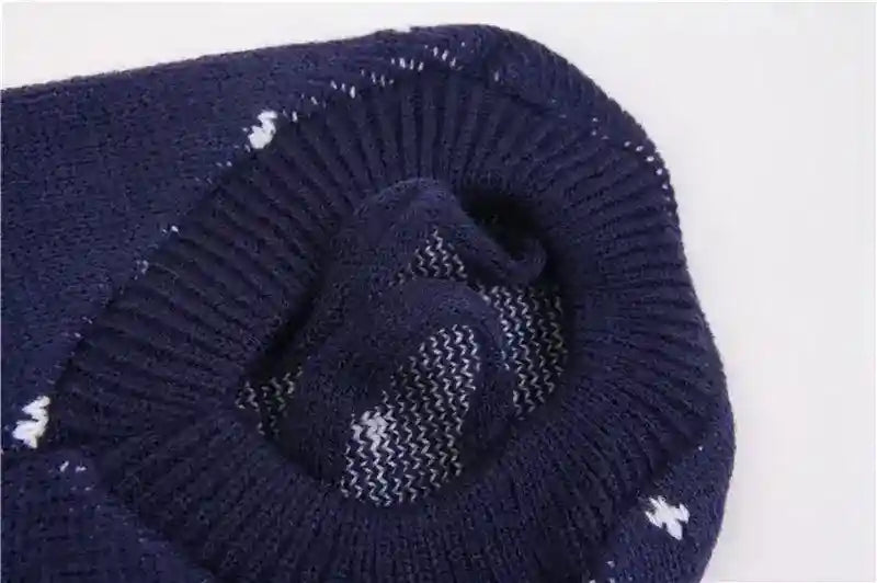 Maglioncino Invernale Blu con Fiocchi di Neve per Barboncini ed Altre Razze by Dog Moda