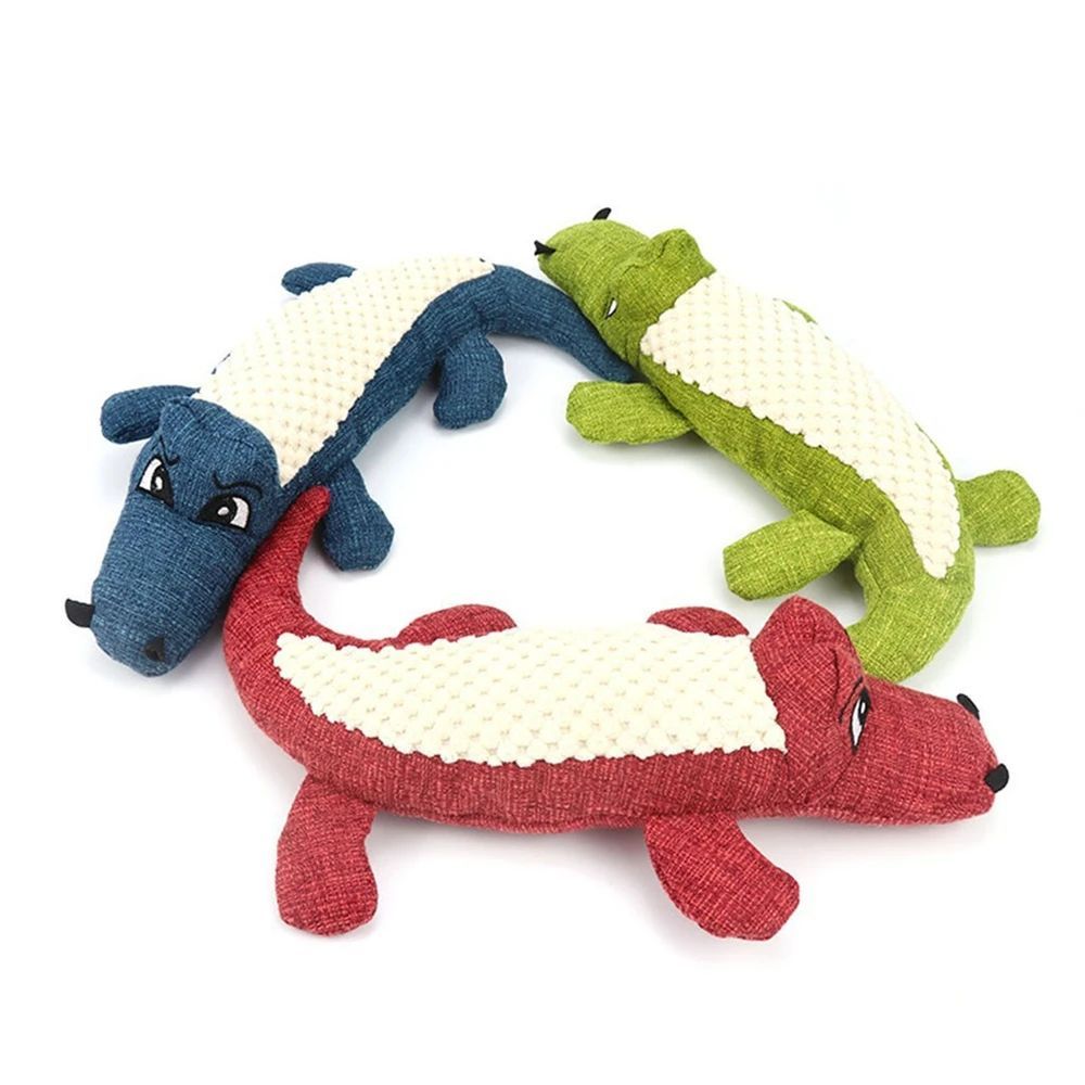 Croccodino Bite Resistant Plush Dog Toy