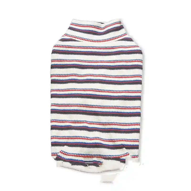 犬用ストライプシャツ - 通気性のある軽量コットン