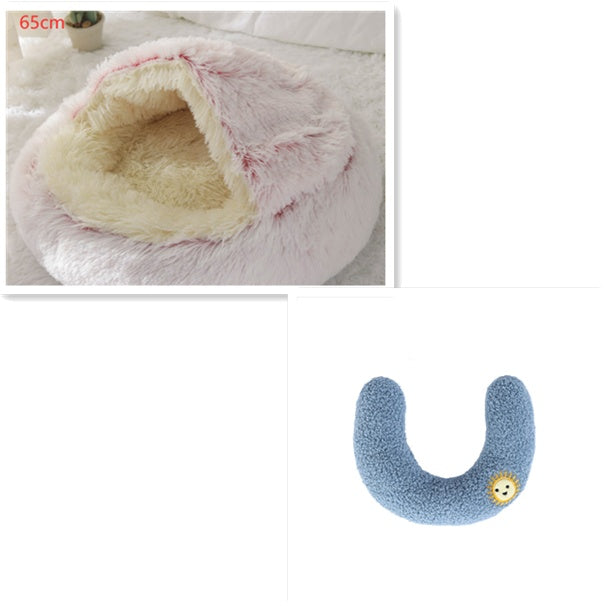 Cuccia Avvolgente "Comfort Ciambella" in Pile con Copertina - Dog Moda