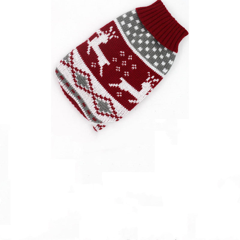 "Indianapolis" Striped Giraffe Dog Sweater, Warm and Stretchy