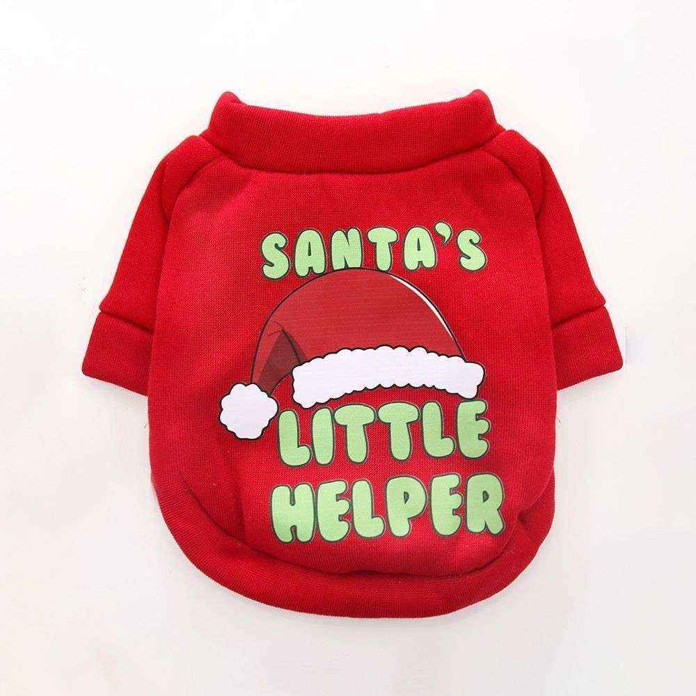 Felpa Natale per Cani | Maglia Calda con Stampa Festiva | Dogmoda