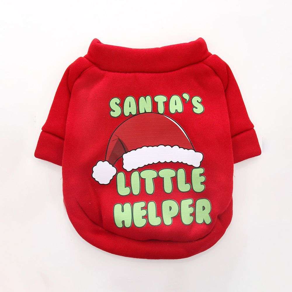 Felpa Natale per Cani | Maglia Calda con Stampa Festiva | Dogmoda