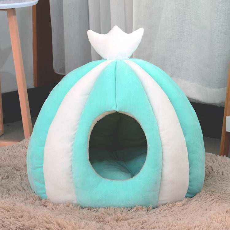 Casetta Circolare per Cani e Gatti "Candyman" a Righe da Interno by Dog Moda